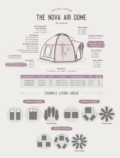 Nova Air Dome Tent -Outdoor Camping Equipment Store k0efb62f6c44ca5417c4d6375d785ca45