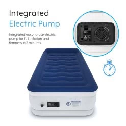 Single Comfort Plus Air Bed – Navy/White -Outdoor Camping Equipment Store k1e65e241f1b320f3665287f518eda73d