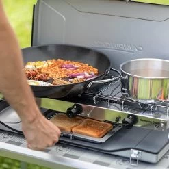 Campingaz Double Burner And Grill Chef Folding CV Stove -Outdoor Camping Equipment Store k350aa44865165c2c1950ab16a553eb0a