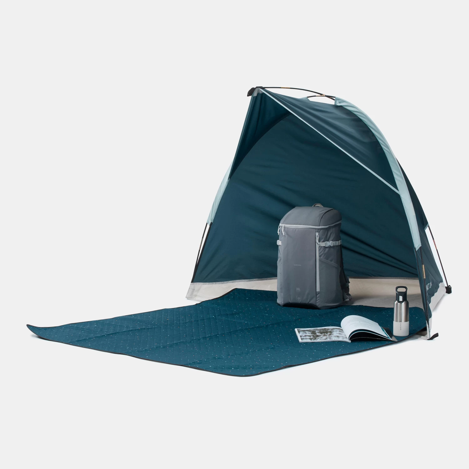 Quechua Camping Shelter With Poles - 1 Person 5 Quechua Camping Shelter With Poles - 1 Person - Image 3
