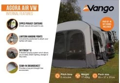 Vango Agora Air VW Drive Away Awning - Sentinel Sport -Outdoor Camping Equipment Store k76c601c459480fb0a376f23a819eee8e