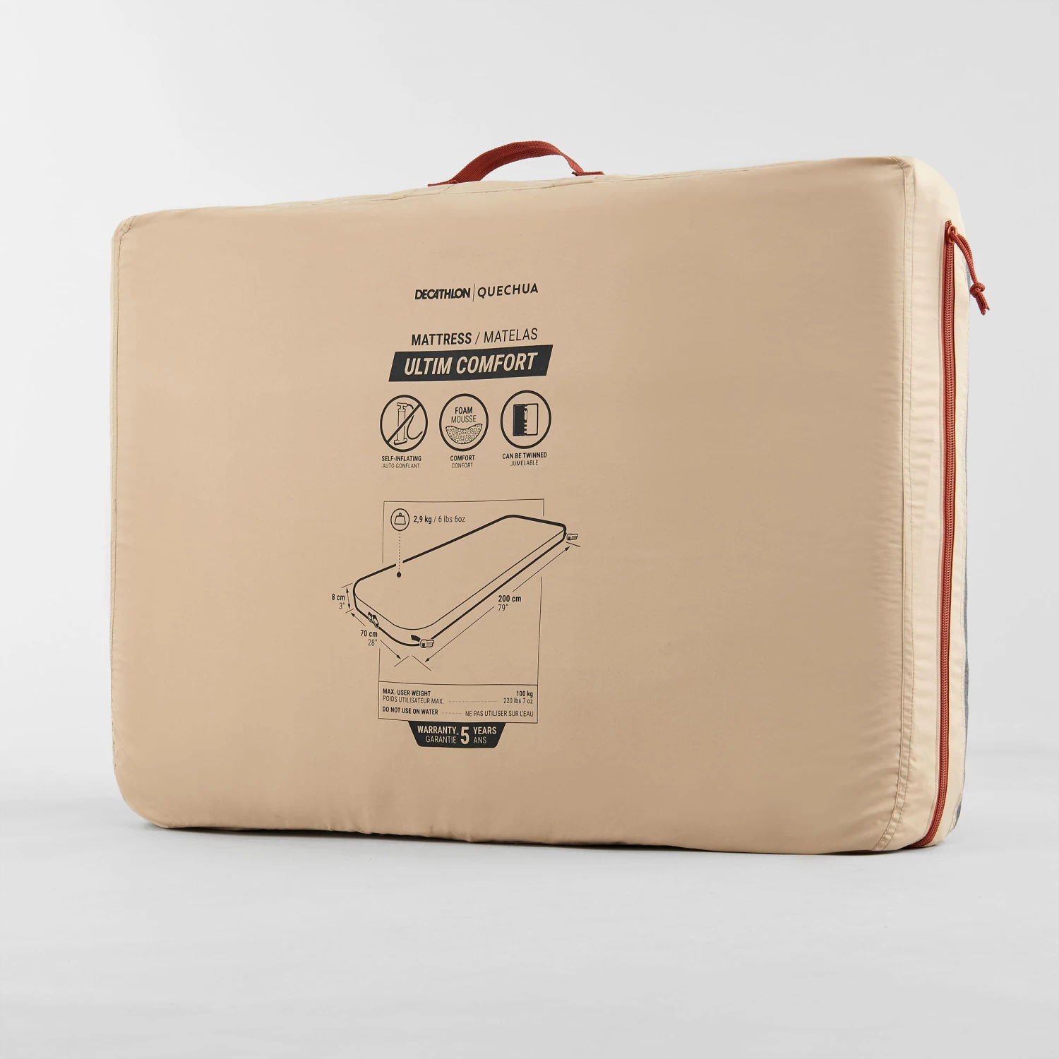 Quechua INFLATABLE CAMPING MATTRESS - ULTIM COMFORT 70 CM 12 Quechua INFLATABLE CAMPING MATTRESS - ULTIM COMFORT 70 CM - Image 10