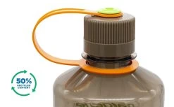 Nalgene 1L Narrow Mouth Sustain Water Bottle - Made From 50% Plastic Waste -Outdoor Camping Equipment Store k8fad8decd938fb9205bb77db2dbebbd6