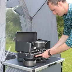 Twin Burner Gas Stove & Grill 10 Twin Burner Gas Stove & Grill -Outdoor Camping Equipment Store k94ac72afadd1e54edcbba984aab67da4