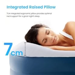 King Comfort Plus Air Bed – Navy/White -Outdoor Camping Equipment Store k94df78e488568a986aea9dafbf2a598f