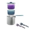 Stainless Steel 2 Person Cooking Set 1.6L 1 Stainless Steel 2 Person Cooking Set 1.6L -Outdoor Camping Equipment Store ka6310d4e4ad63ba9f5cd6434585092b2