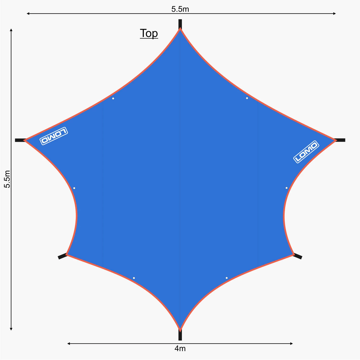 Lomo Fasgadh 5m Tarp 6 Lomo Fasgadh 5m Tarp - Image 4
