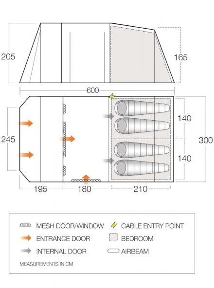 Vango Lismore TC 450 4 Vango Lismore TC 450 - Image 2