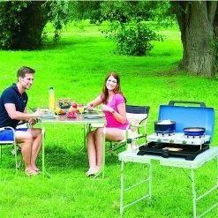 Campingaz Xcelerate 400 ST Double Burner & Toaster Portable Camping Stove -Outdoor Camping Equipment Store kd19ab3e81e199de174c8f9cabdad87a1